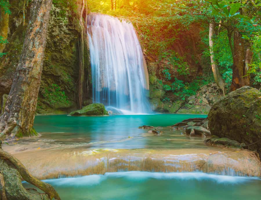 Bangkok: Kanchanaburi, River Kwai & Erawan Fall Private Tour - Nature at Its Finest: Erawan National Park