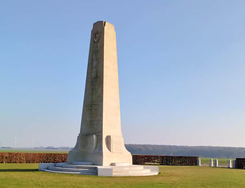 New Zealand in WWI on the Somme & Artois from Amiens, Arras - Key Points