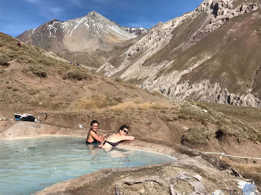 From Santiago: Maipo Canyon Volcano and Hot Spring Tour - Detailed Breakdown of the Itinerary