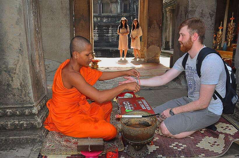 Siem Reap Cambodian Buddhist Water Blessing and Local Market - Good To Know