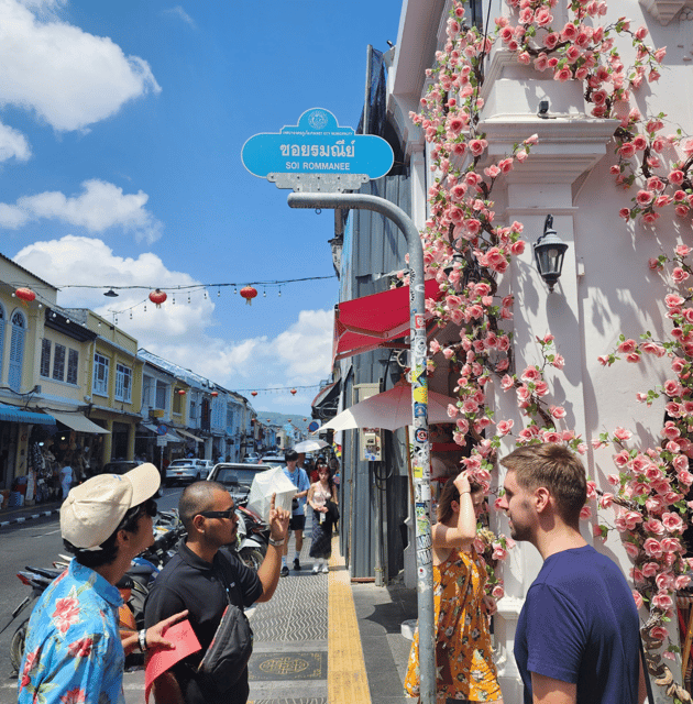 Phuket: Old Town Street Art Walk & Tile Painting Workshop - Ending at Mongkol Nimit Temple