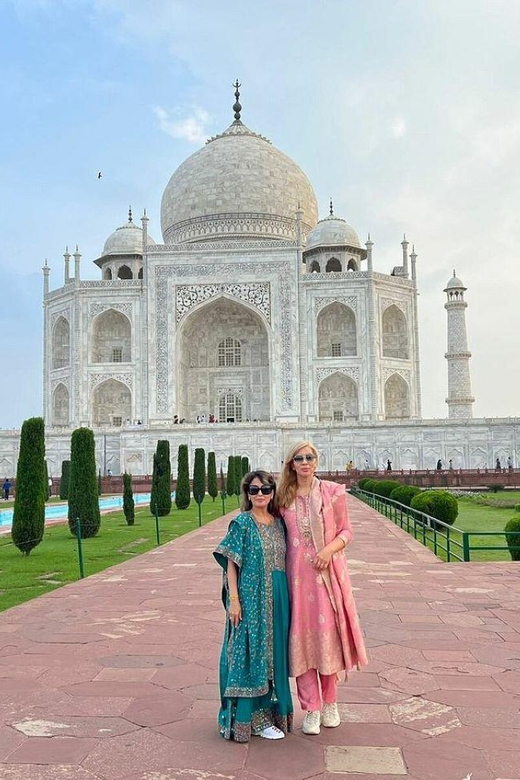 From Delhi: Taj Mahal Sunrise & Agra Tour with Tickets - Lunch and Rest Breaks