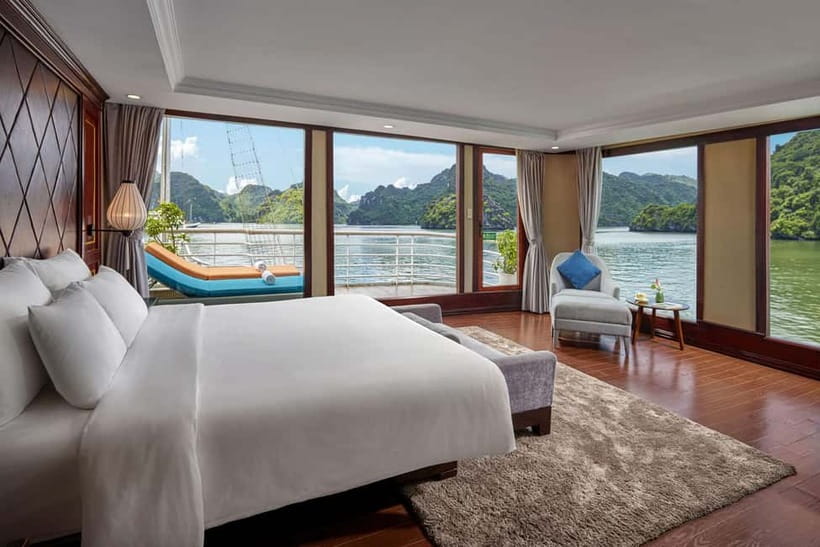 Hanoi: Ha long & Lan Ha Bay 5* cruises: bancony, all meals - The Itinerary: What to Expect