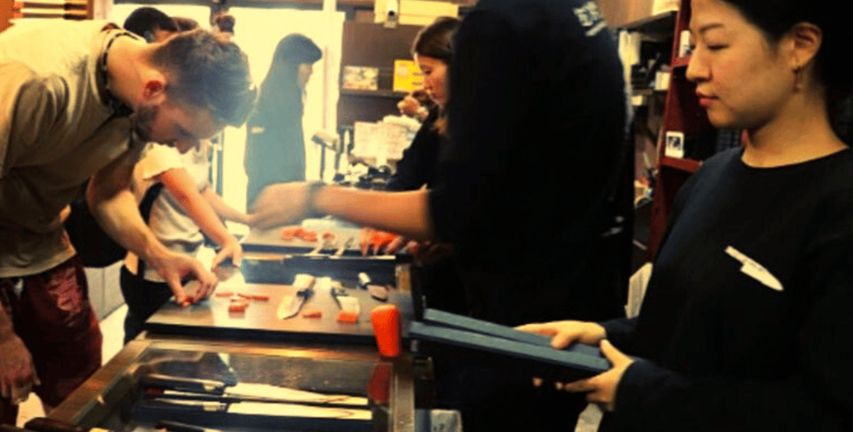 Osaka: Private Hotspots & Hidden Gems Tour (Hotel Pickup ok) - The Unique Knife-Making & Cutting Experience