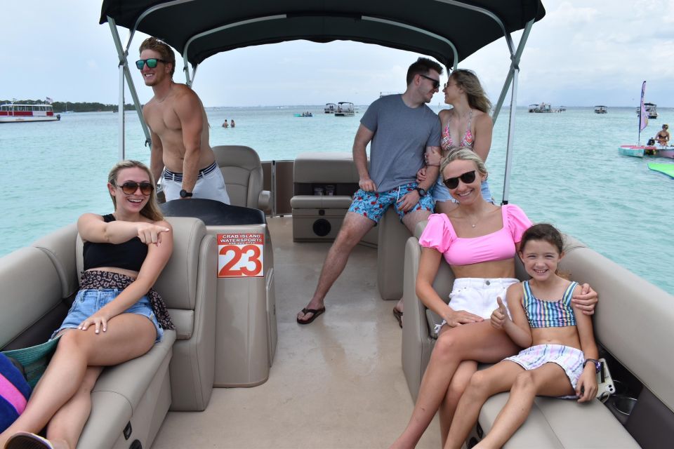 Fort Walton: Half Day Pontoon Boat Rental to Crab Island - In Summary