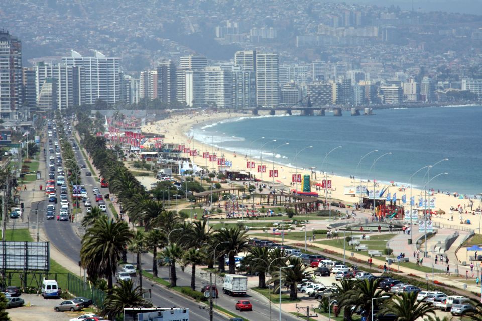 Viña del Mar and Reñaca 4-Hour Pacific Coast Tour - Key Points
