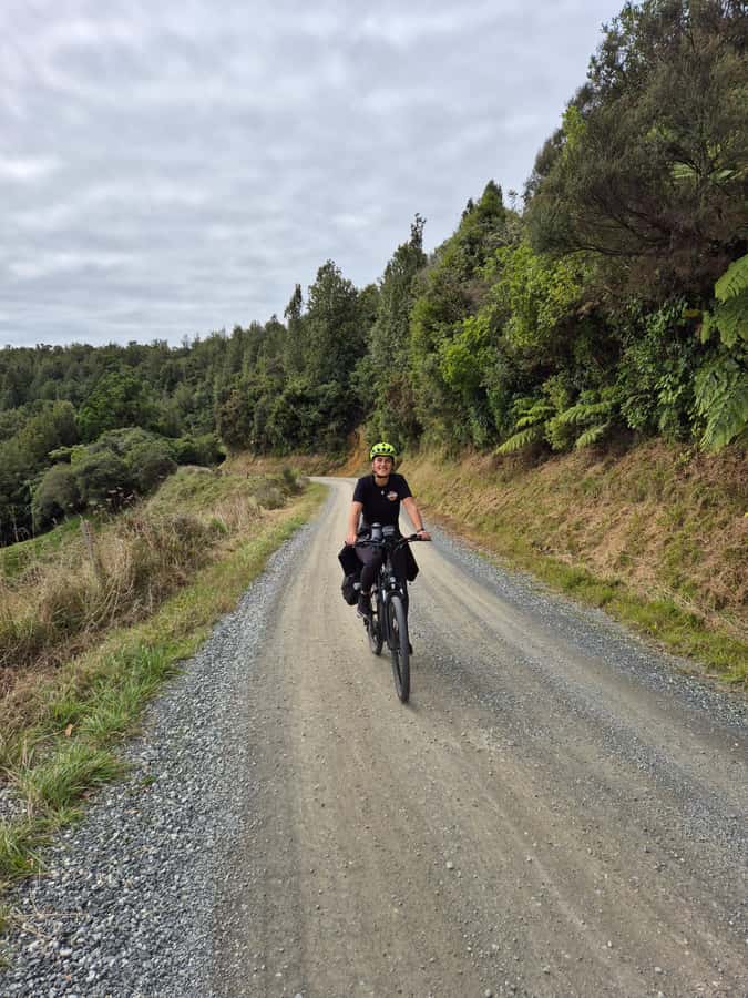 Enchanting Waitomo: Ride, Revel and Radiate on our eBikes - Mountain and Valley Views