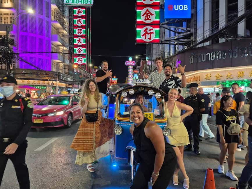 Bangkok: Tuk Tuk Adventure Chinatown Michelin Food & Temples - Exploring Bangkok by Tuk Tuk: A Unique Nighttime Journey