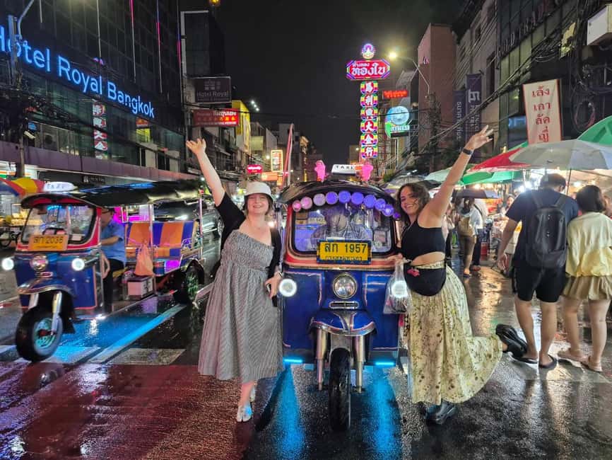 Bangkok: Tuk Tuk Adventure Chinatown Michelin Food & Temples - A Detailed Breakdown of the Itinerary