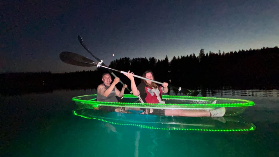 Whitefish, Montana: Illuminated Sunset Guided Kayak Tour - The Full Lowdown on Montana’s Only Illuminated Glass Kayak Sunset Tour