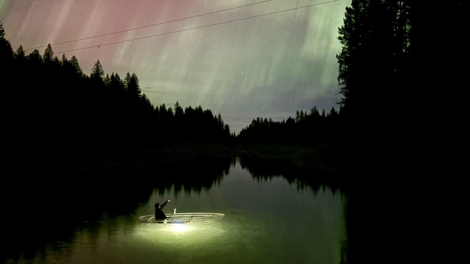 Whitefish, Montana: Illuminated Sunset Guided Kayak Tour - Starting Point and Itinerary
