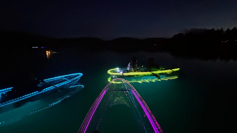 Whitefish, Montana: Illuminated Sunset Guided Kayak Tour - Paddling and Wildlife