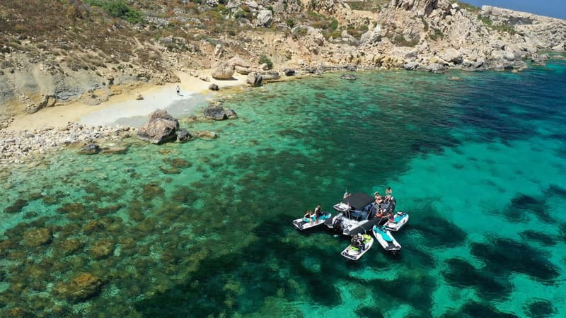 Mellieha: Comino and Blue Lagoon Jet Ski Safari Tour at 3 PM - Navigating the Itinerary: From Marfa Bay to Hidden Caves