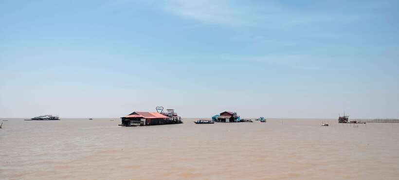 Private Angkor Wat Sunrise Tours And Sunset Floating Village - Sunset on Tonle Sap Lake