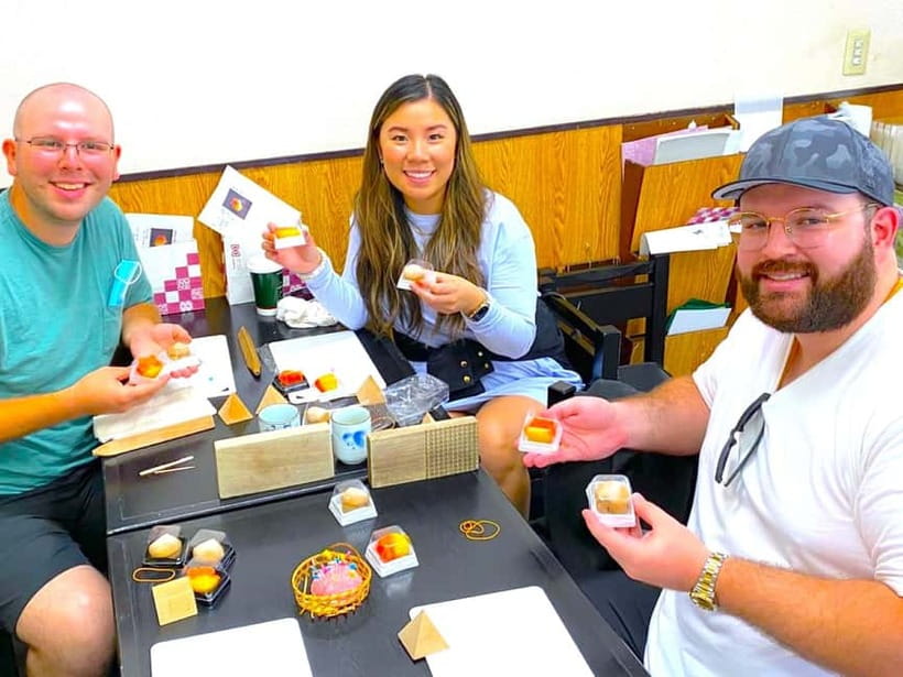 At an Antique Shop, Tea Ceremony and Japanese Sweets Forming - Authentic Japanese Tea Ceremony and Wagashi Making in a Historic Antique Shop