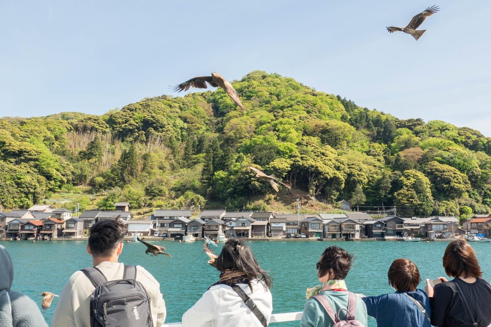 From Osaka/Kyoto: Amanohashidate Day TourIncluding tickets - The Fun of Visiting Ine Town and the Bay Cruise