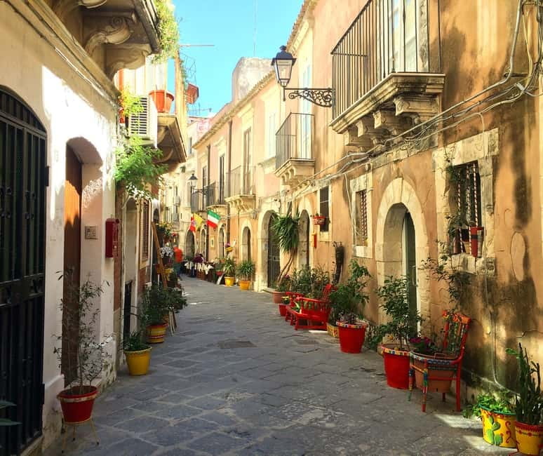 From Taormina: Syracuse Tour with lunch in Food Market - Key Points