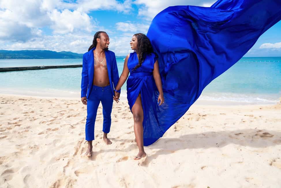 Flying Dress Photoshoot in Jamaica  Stunning Island Views - Exploring the Experience in Detail