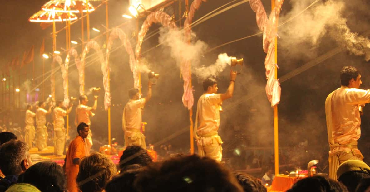 Varanasi: Ganga Arti Evening Light Ceremony on the Main Ghat - The Boat Ride: A Peaceful Perspective