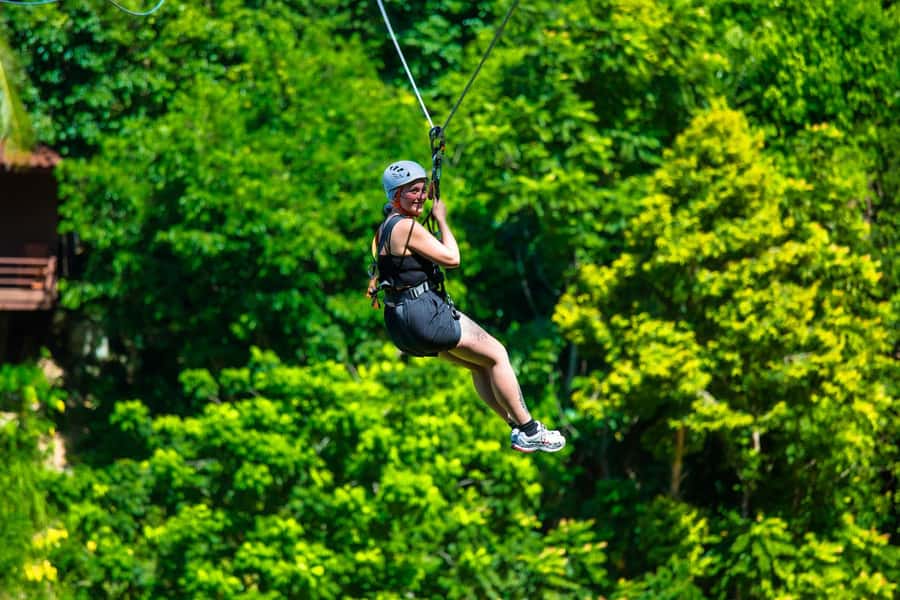 Ko Pha Ngan: Zipline Adventure - Sky Bike & Waterfall Views - The Sky Table: A Tasty Break with a View