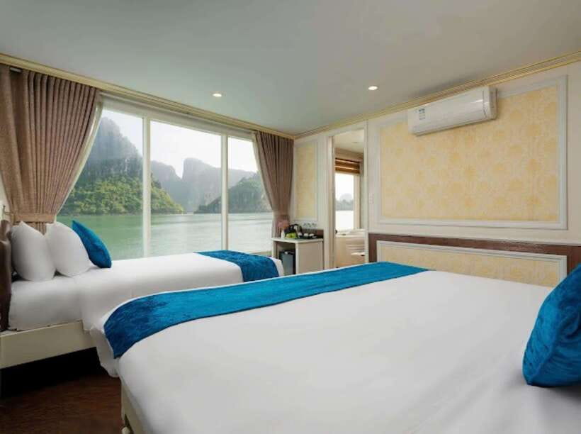 Hanoi: Ha long 2D 1N cruises: bancony, beach, meals, caves - An In-Depth Look at Your Halong Bay Experience