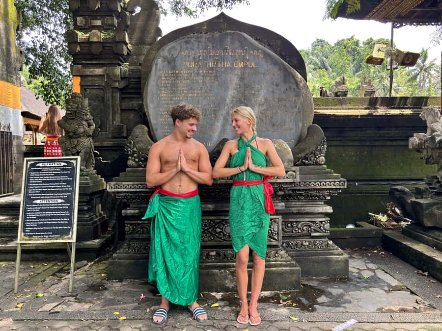 Ubud: Waterfalls, Water Temple & Rice Terraces Private Tour - What to Expect on the Day