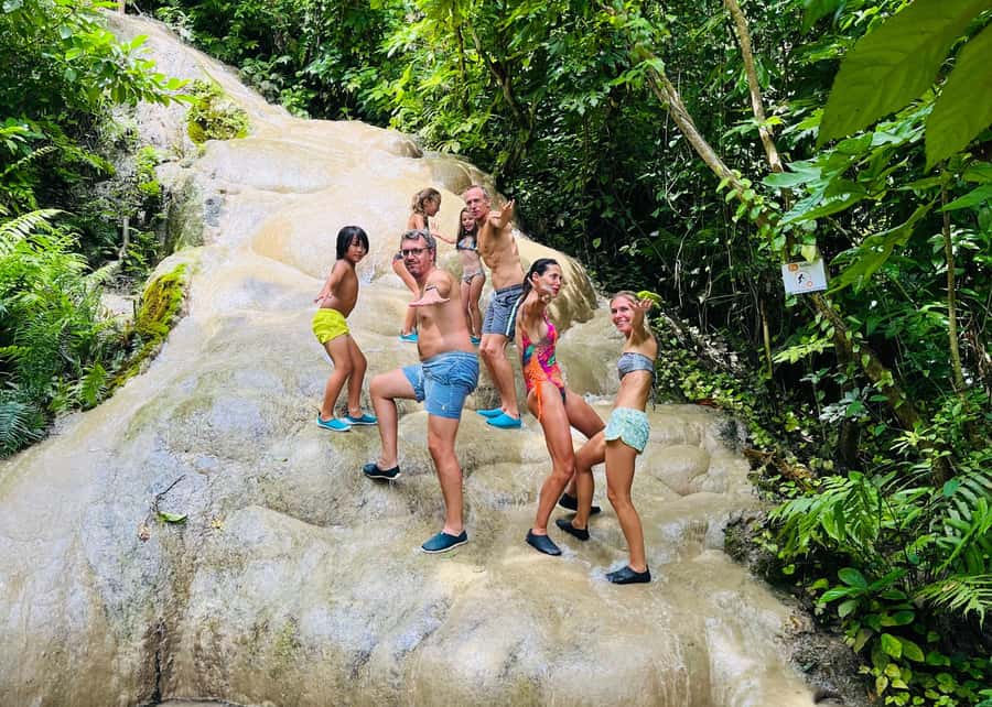 Chiangmai : Sticky waterfalls,Bamboo rafting,Dantewada cafe - The Highlight: Scenic Lunch with Elephants