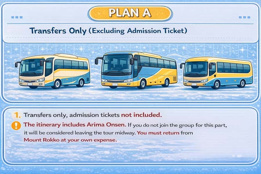 From Osaka: Rokko Mountain Snow Park & Arima Hot Springs - The Journey to Rokko Mountain Snow Park