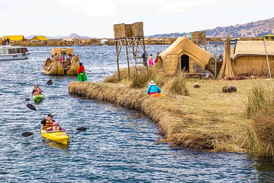 Puno: Kayak tour to the Uros Islands | Full Day | - Puno: Kayak Tour to the Uros Islands | Full Day
