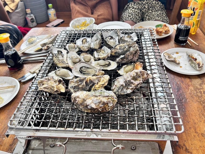 Itoshima Nature Tour with Oyster - The Highlight: Oyster BBQ and Local Cuisine