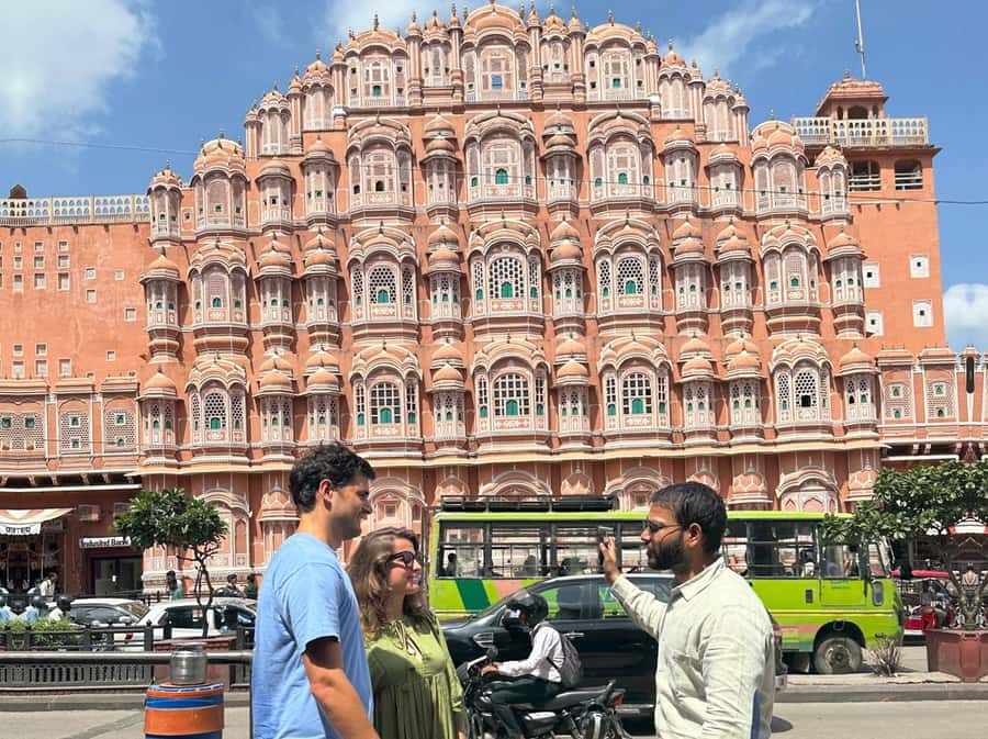 Jaipur: Full-Day Guided City Tour with Monkey Temple Visit - Transportation, Timing, and Group Experience