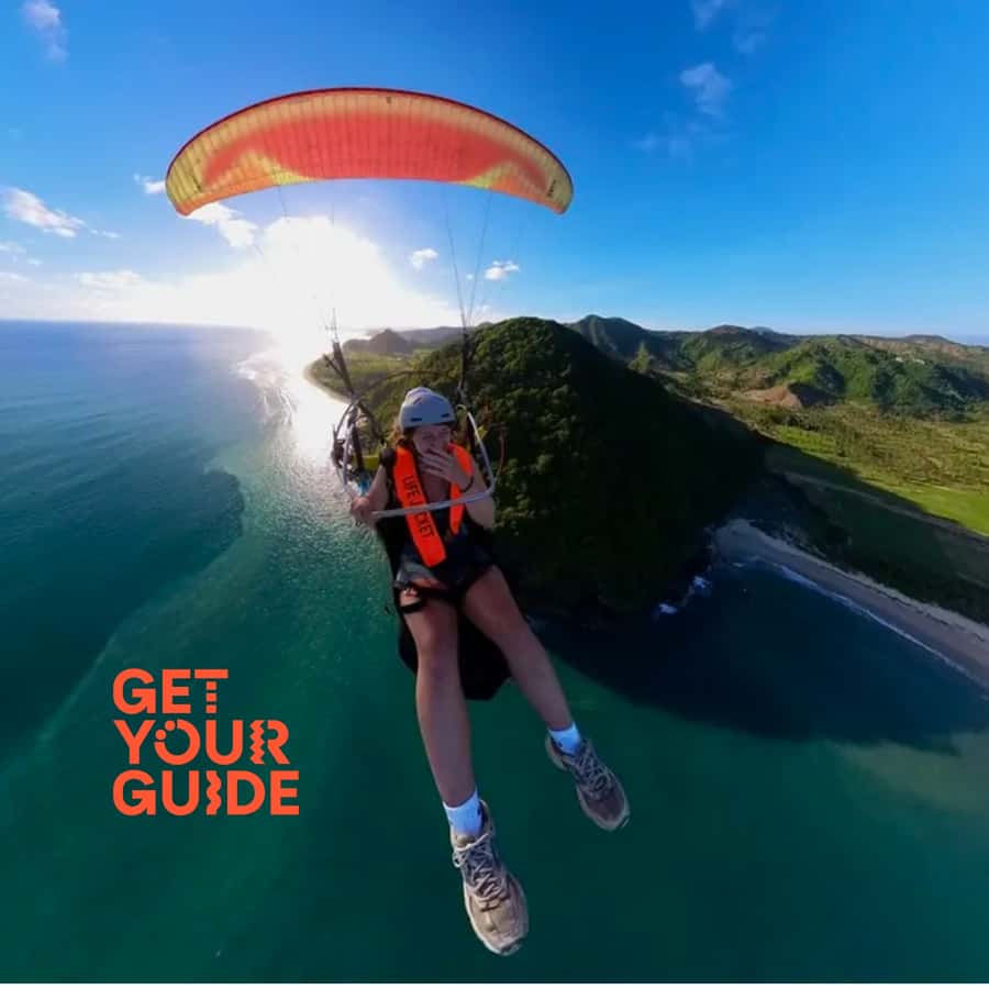 Lombok : Tandem Paragliding With Pilot, Cave & Village - Key Points