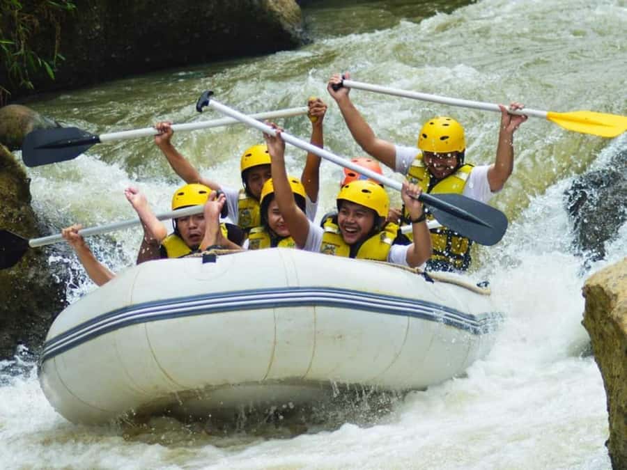 Bali: Telaga Waja White Water River Guided Rafting & Lunch - The Itinerary in Detail