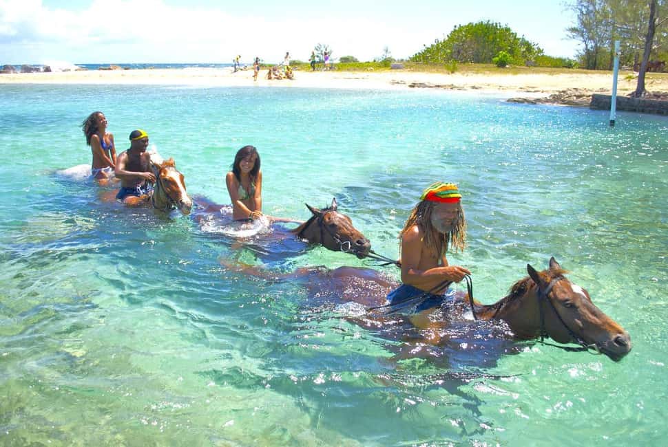 Falmouth Tour: Horseback Riding & Green Grotto Caves - Key Points