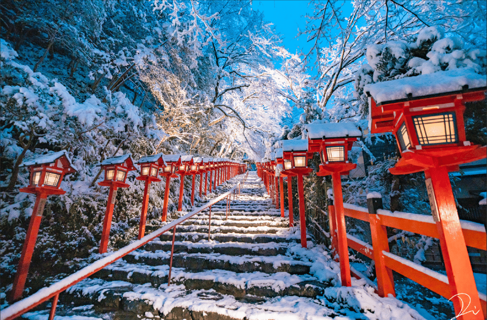 From Kyoto:Day Tour to Kifune Shrine+Kuruma+Sanzen-in Temple - Key Points