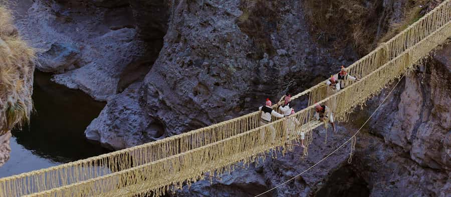 From Cusco: Qeswachaka Inca Bridge | Pabellones Volcano | - Key Points
