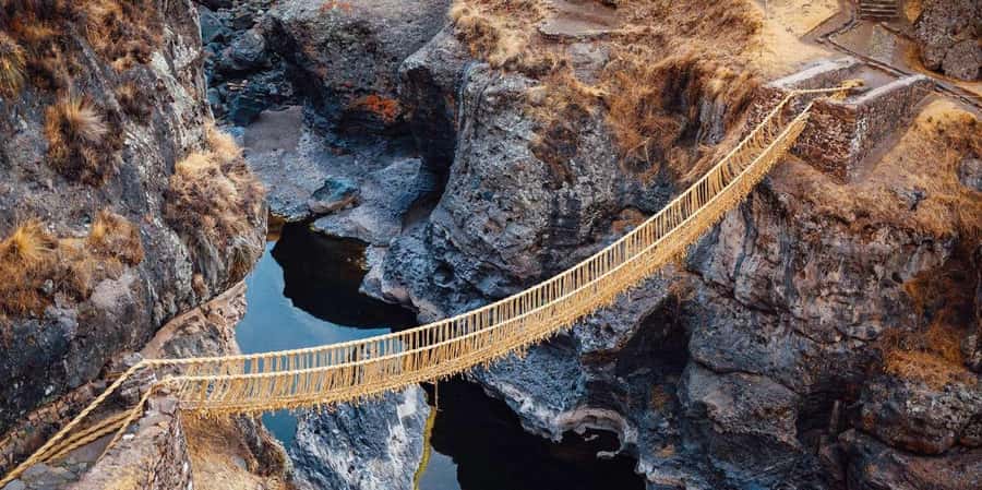 From Cusco: Qeswachaka Inca Bridge | Pabellones Volcano | - Authenticity and Cultural Significance