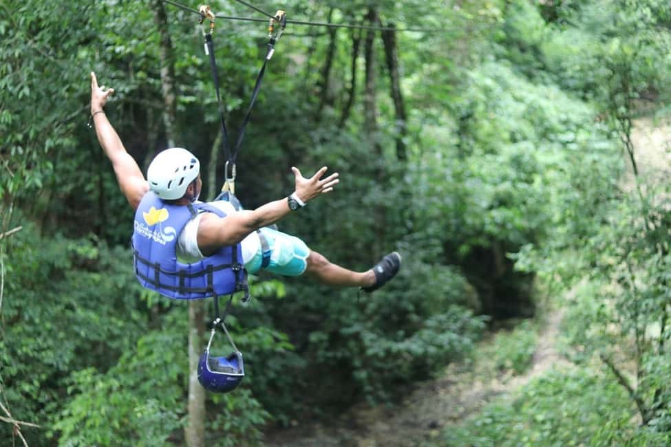 Puerto Plata/Amber Cove: Zipline and Waterfalls with Lunch - Key Points