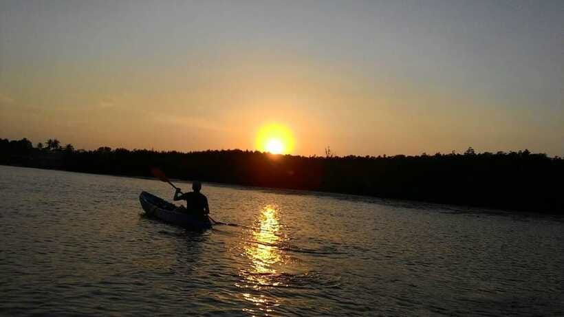 Krabi: Ao Thalane Sunset Kayak adventure (group of 10 max) - The Optional BBQ Dinner