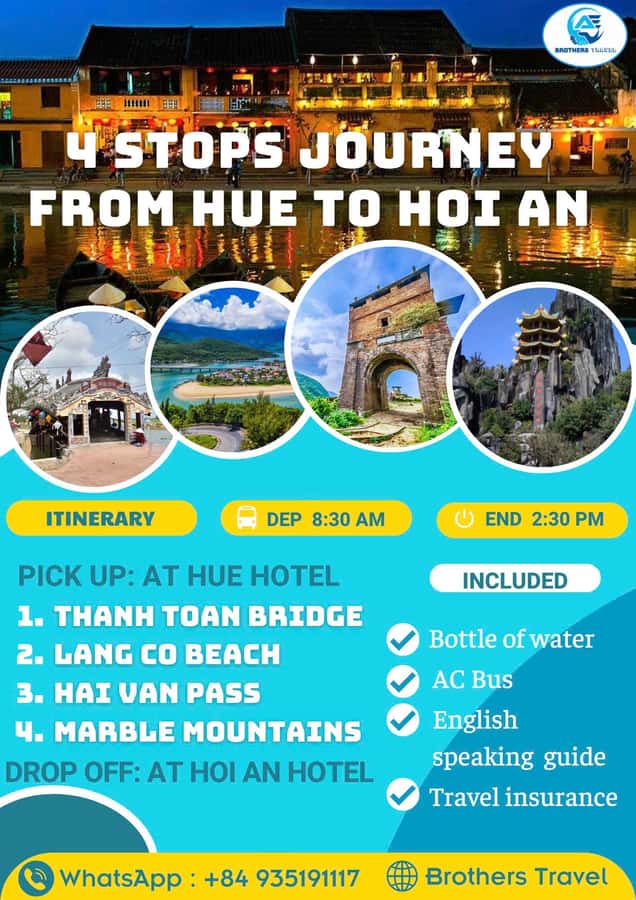 From Hue: Hoi An or Da Nang Day Trip with Stops - What to Expect: Practical Tips