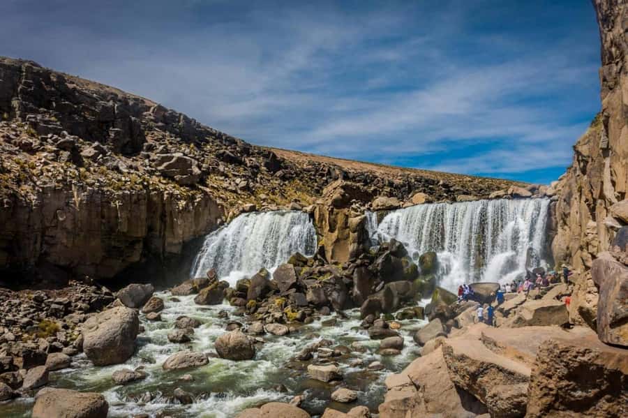On the way to Pillones waterfall: Excursion from Arequipa - Key Points