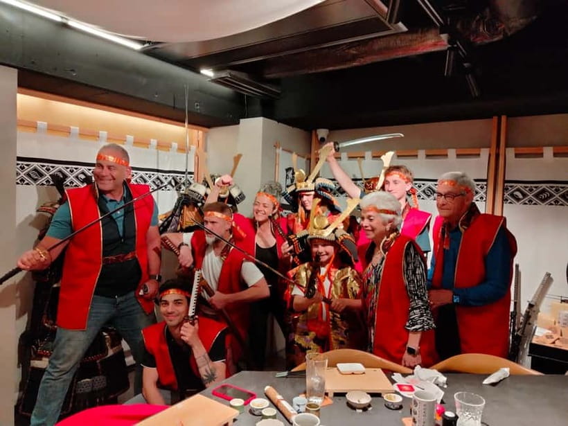 Tokyo: Learn to Make Sushi - Interactive Samurai Experience - Language and Communication
