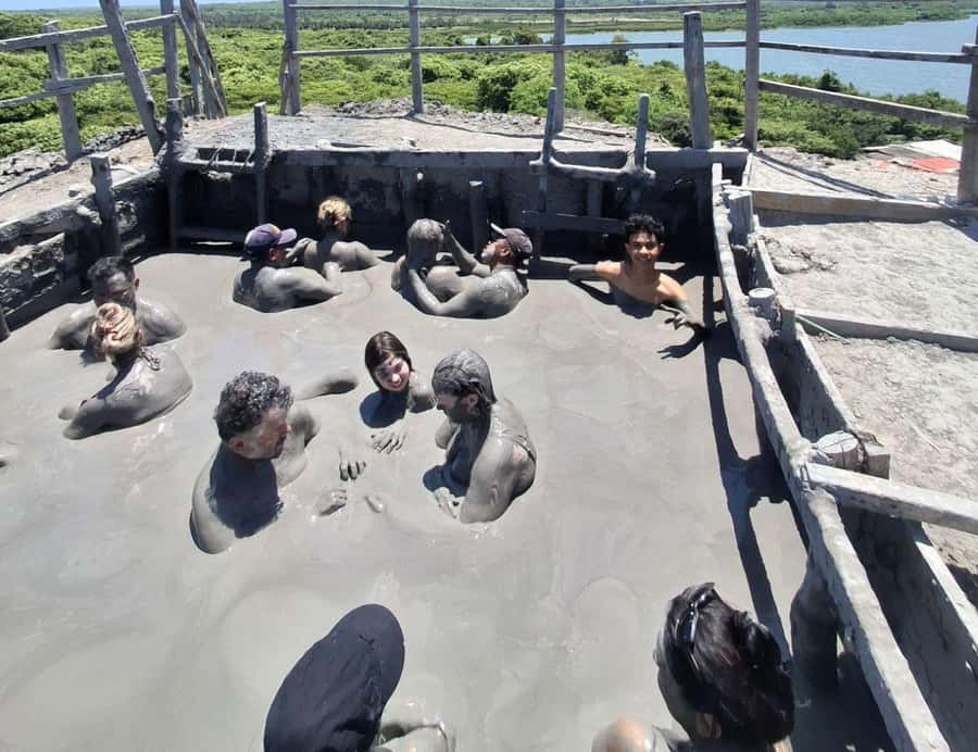 Cartagena: Volcano Mud Bath and Club Hotel Day Trip - Key Points