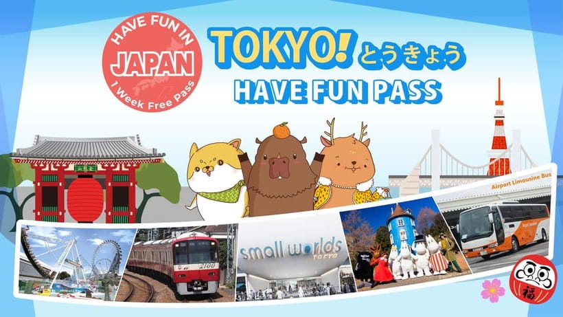 Have Fun in TOKYO Pass (1 Week Free Pass) - Practical Details & What to Keep in Mind