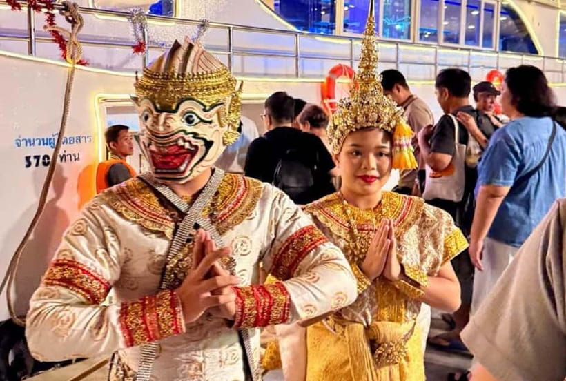 Bangkok: White Orchid Chao Phraya Dinner Cruise free Beer - Key Points