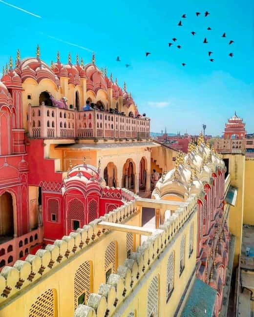 Jaipur: Forts & Folk Tales Evening with Rooftop Dinner - The Rooftop Dinner with a View of Jaipur