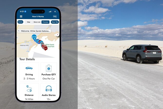 White Sands National Park Self-Guided Driving & Walking Tour - Key Points