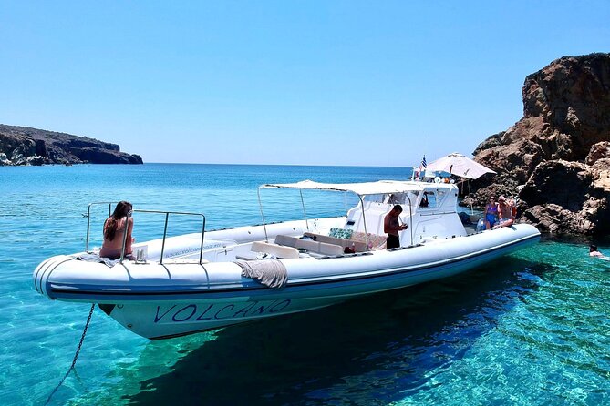 Milos: Half-Day Speedboat Cruise to Kleftiko with snorkeling tour - Key Points  
