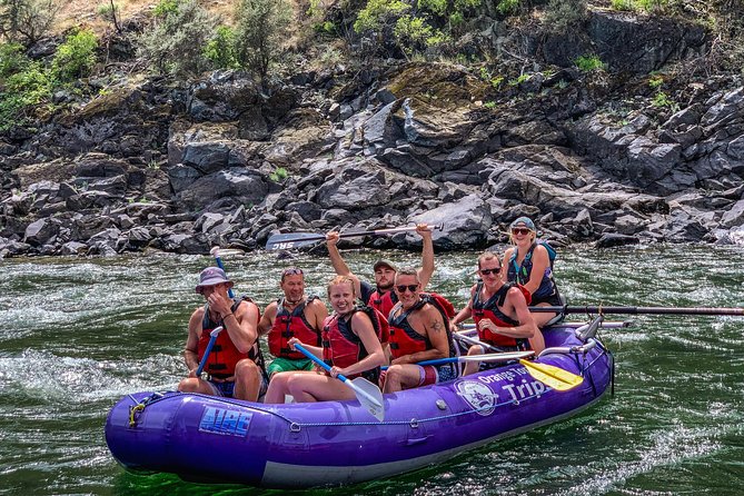 Riggins Idaho half-day rafting trip on the Salmon River - Key Points