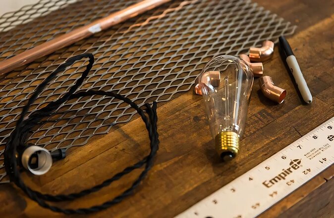 Custom Copper Lamp Making Class - Brooklyn, New York - Key Points